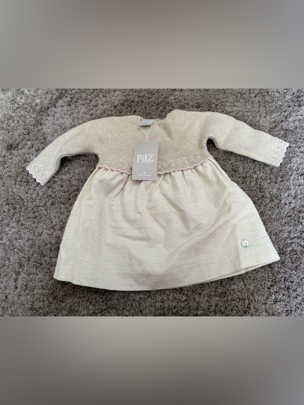 Paz Rodriguez newborn dress